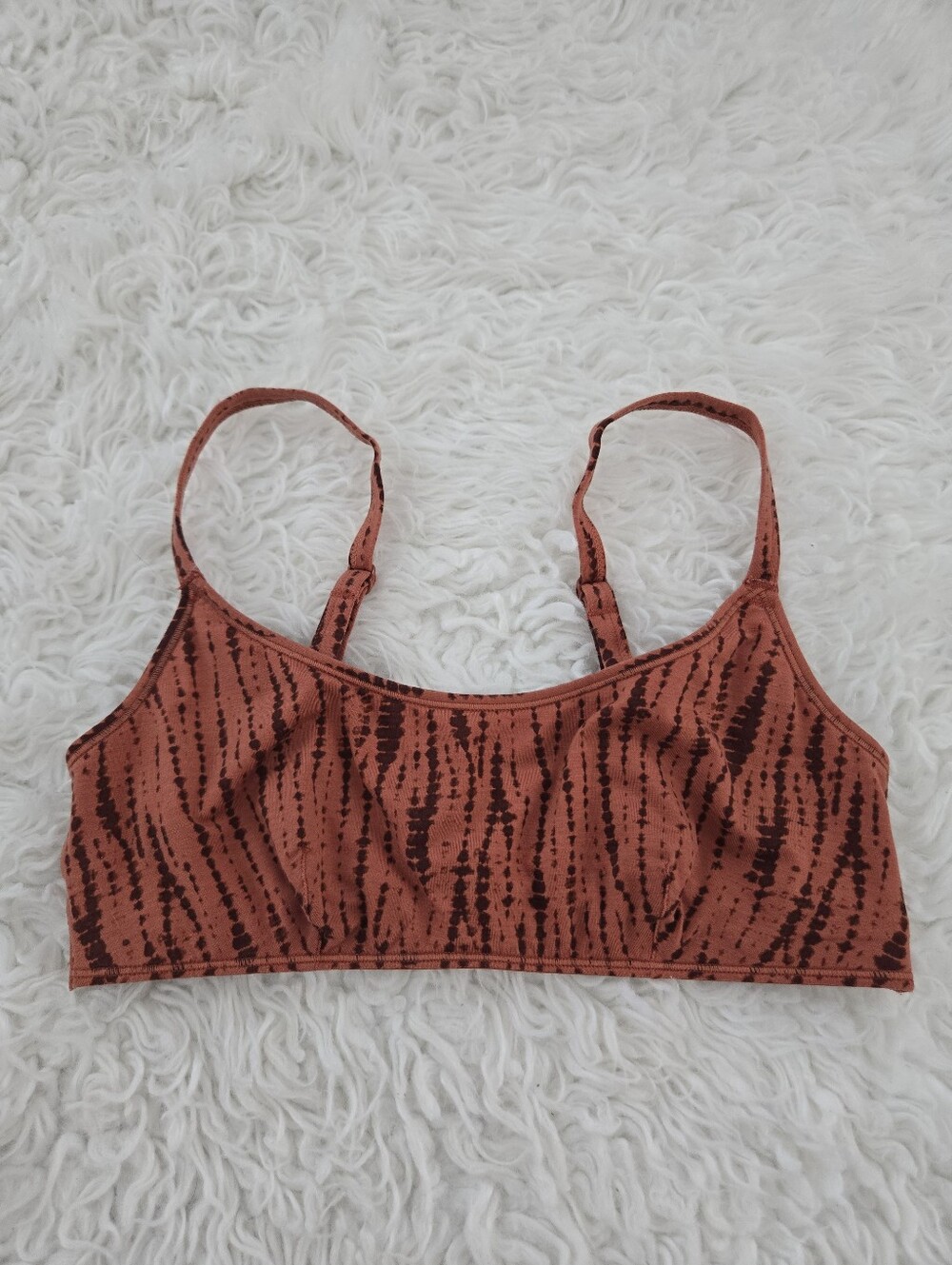 Parade Shibori Strappy Scoop Bralette. Size Small.